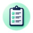 Checklist action icon